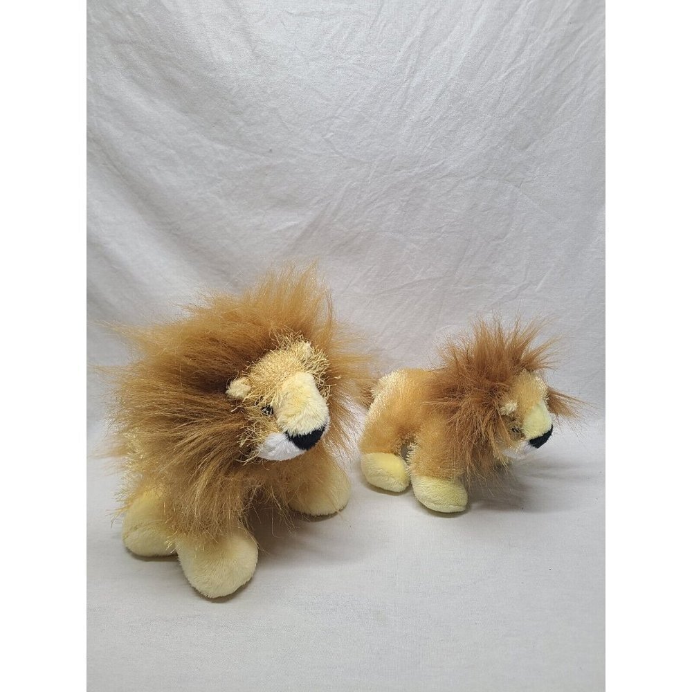 Ganz Webkinz Lion And Lil Kinz Plush Lot Of 2- No Codes